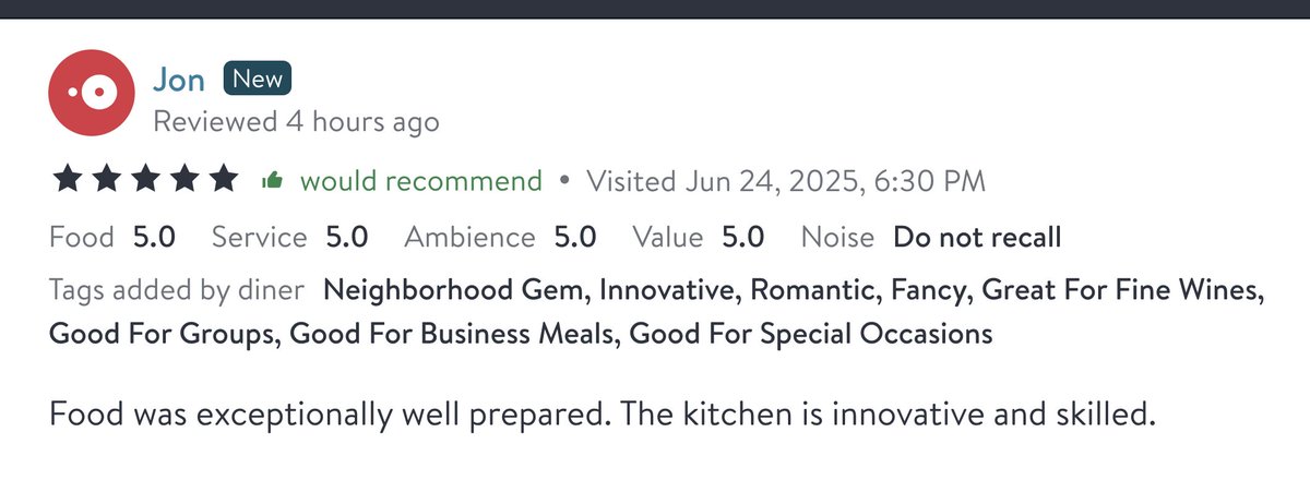 CetrellaLosAlt's tweet image. A Tuesday Dinner Guest Shared …

“Food was exceptionally well prepared. The kitchen is innovative and skilled.”

Public Dining sevenrooms.com/reservations/c…

#neighborhoodgem #innovativekitchen #romantic #fancy #finewines #groupdining #SiliconValley #LosAltos #finedining #restaurant