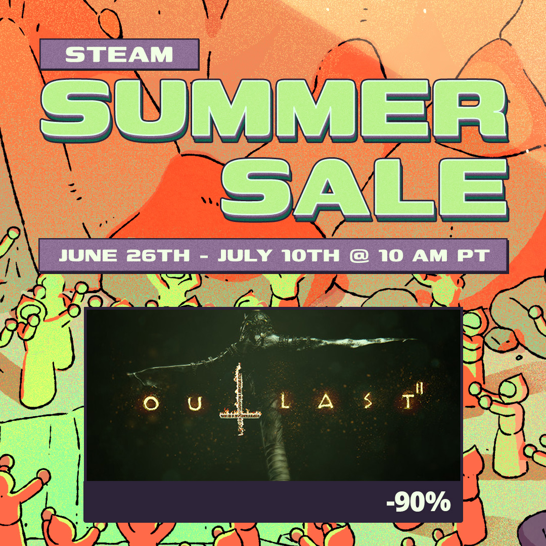🔥 The Steam Summer Sale is HERE and the deals are killer! 🔪
Test your nerves with The Outlast Trials at 60% OFF, the original Outlast at 50% OFF, and Outlast 2 at a spine-chilling 90% OFF! 🩸

#TheOutlastTrials #Outlast #Outlast2 #SteamSummerSale #HorrorGames <a href="/Steam/">Steam</a>