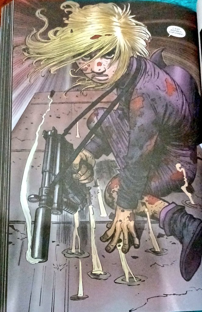 Fatoch51's tweet image. En pleine relecture de #KickAss j'avais oublié combien ce Comics était incroyable @mrmarkmillar et @JrRomita on vraiment marquer un tournant 🤩 @paninicomicsfra
