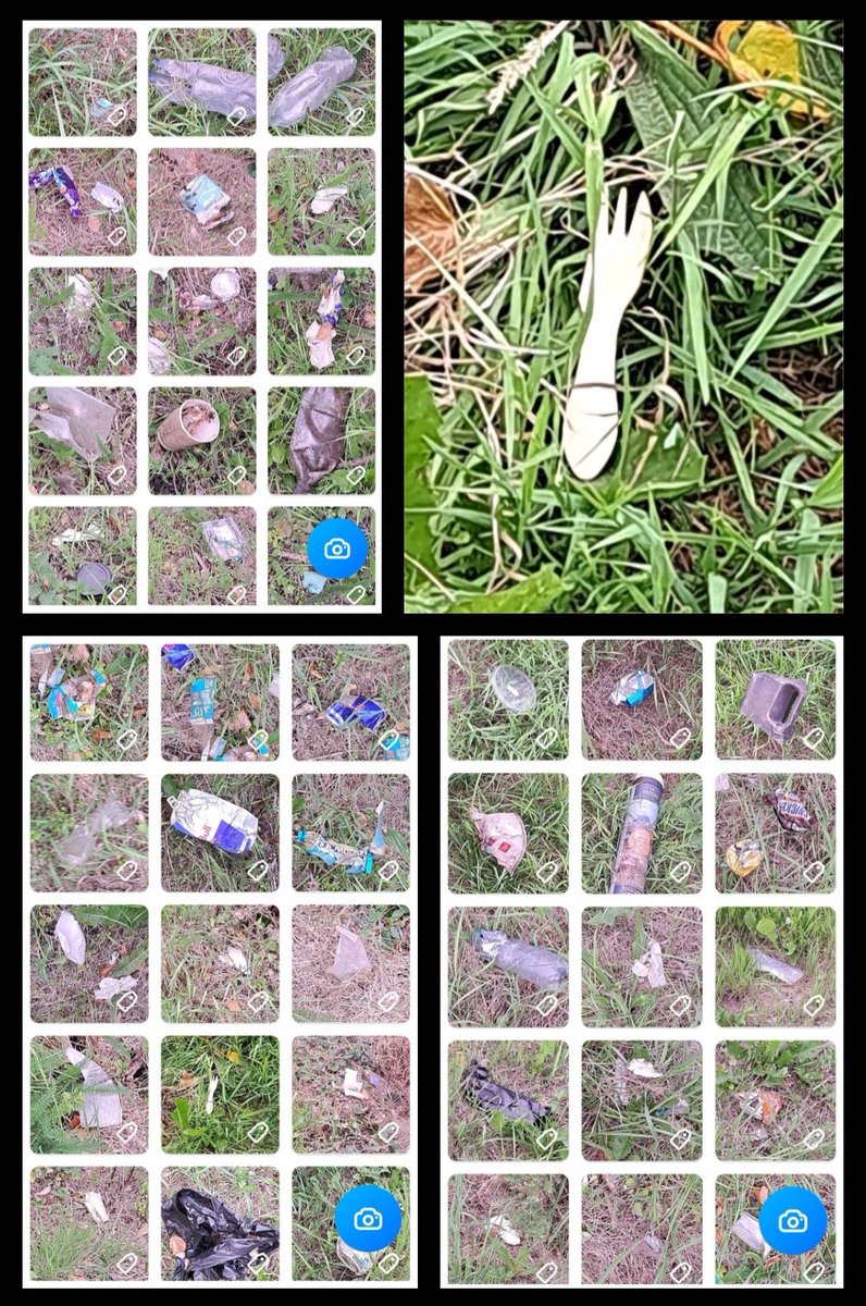 A lovely pm for a #2minutebeachclean along the Strangford Lough coastline.  2 bags of mainly fast-food wrappers, cans, plastic bottles, wrappers, aerosols, plastic piping, foam tubing, and car parts including 2 wheel trims and a plastic wheel arch #DontBeATosser #LeaveNoTrace 🚮