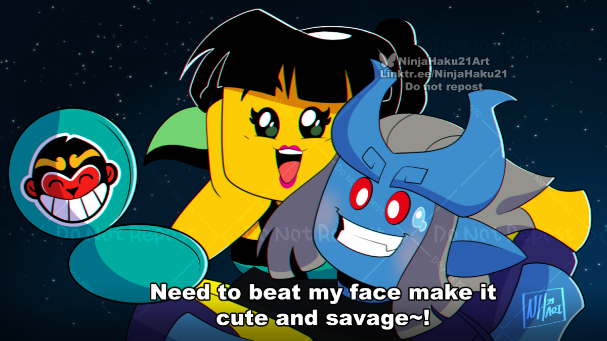 NinjaHaku21_Art's tweet photo. I had to get this out of my system xD
This song has been on repeat for me all day, so please enjoy haha!

#LEGOMonkieKid #KPOPDEMONHUNTERS https://t.co/CMoqV8I6Us