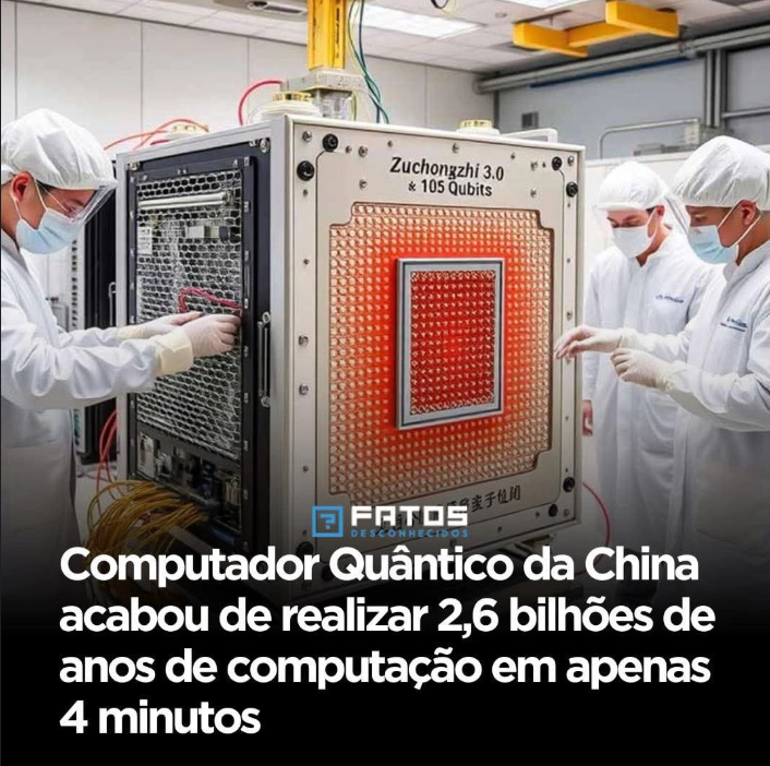 O Jiuzhang, computador quântico da USTC (China), realizou em 4 min uma tarefa que levaria 2,6 bi de anos num computador clássico. Com Gaussian Boson Sampling,abre caminho para revoluções em criptografia,simulações e IA. A corrida agora é pelo controle quântico. 

#3os #inovacao