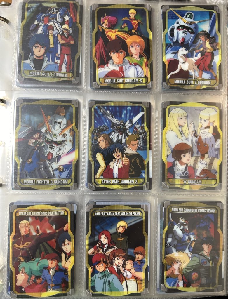 おはようございます。 過去再掲ですが、森永製菓の機動戦士ガンダム