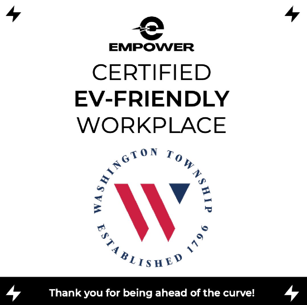 ⚡ Whether you’re hitting the pool or nearby shops, the Washington Township RecPlex has #EV #workplacecharging ready to go! As an early #EMPOWER Project adopter, they installed 2 ports in ’22 open to employees/patrons/ public.

Thanks for supporting #SustainableTransportation