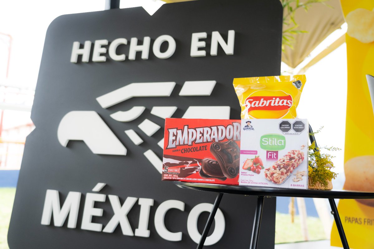 ¡7 días de #HechoEnMéxico y la emoción no para! + de 200 de nuestros productos —Sabritas, Quaker, Doritos— lucirán este sello. 🇲🇽