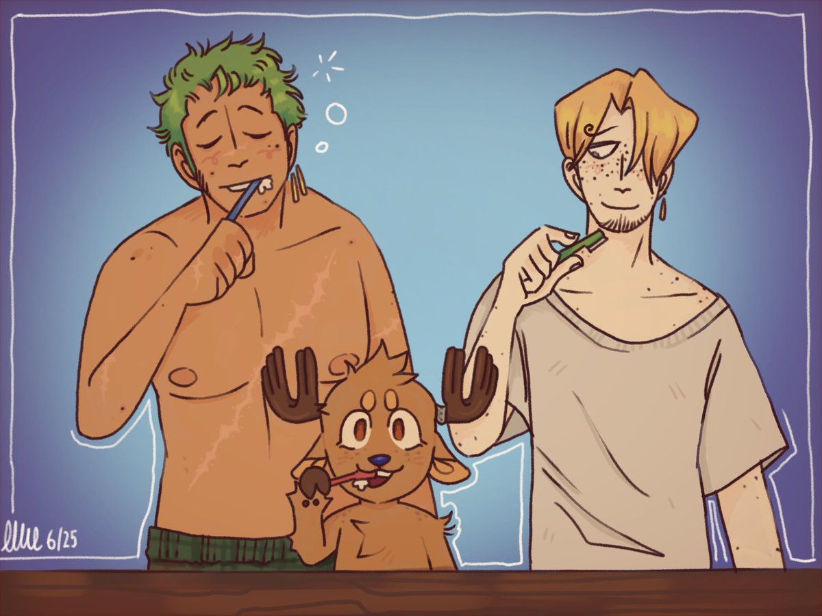 damnskippykitty's tweet image. Morning on the Sunny 
#Zosan #SanZo