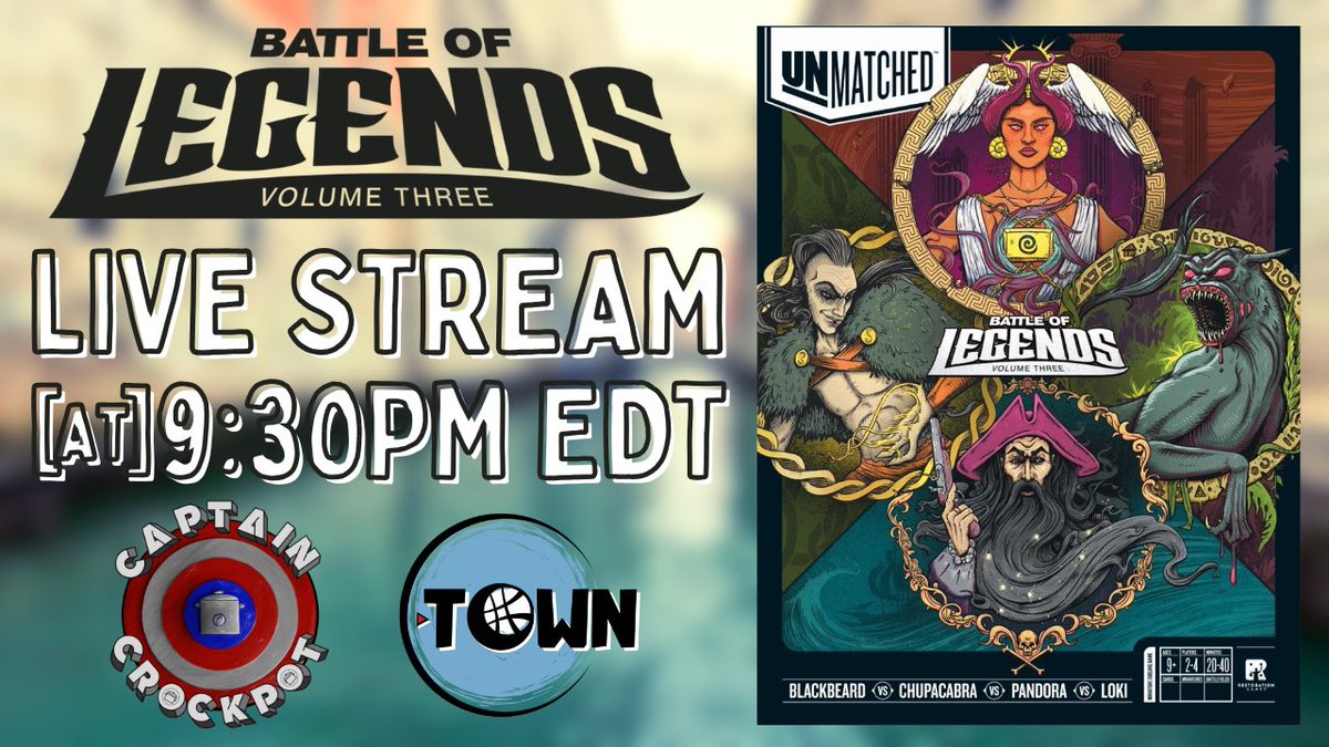 Streaming BOL3 TONIGHT with O-Town at 9:30pm EDT! (3 hours from now)
Blackbeard &amp; Chupacabra vs 50/50 (even) Matchups!
youtube.com/live/Kh23sPPCs…

Also, here's yesterday's video:
We do small "draft" and play some games!
youtu.be/K4gQgd3szpI