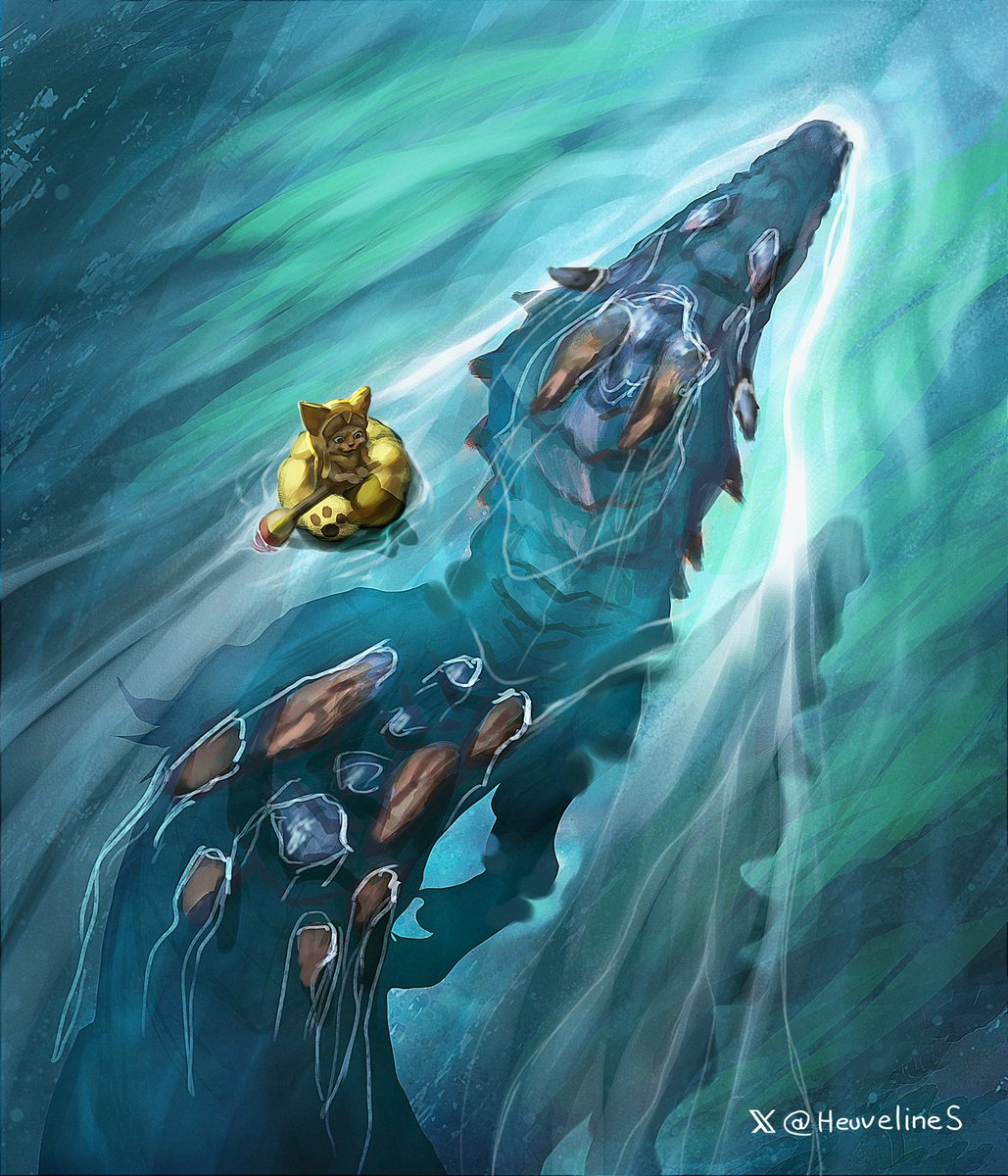 HeuvelineS's tweet image. Lagiacrus sketches⚡️💙
Finally in Monster Hunter Wilds!
How's your hype for this Title Update 2?
#MHWilds #モンハンワイルズ #MonsterHunter
