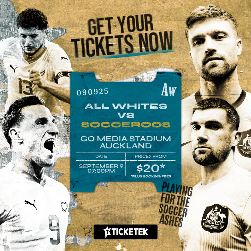 NZ_Football's tweet photo. NZ v Australia. The Soccer Ashes.

This isn’t just a friendly - it’s a full-tilt Trans-Tasman showdown at Go Media Stadium on 9 September.

A historic rivalry, big stakes, and two nations with something to prove ahead of 2026.