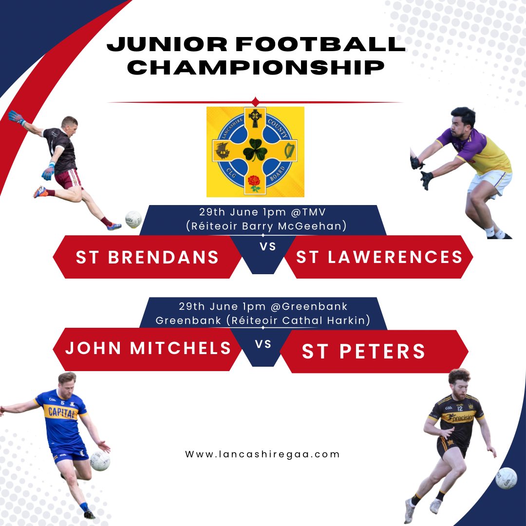 's tweet image. JFC fixtures this Sunday 
Both matches at 1pm