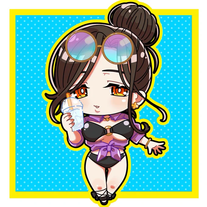 最近暑すぎて水着巴様描いてないとやってられねぇぜ! #巴絵