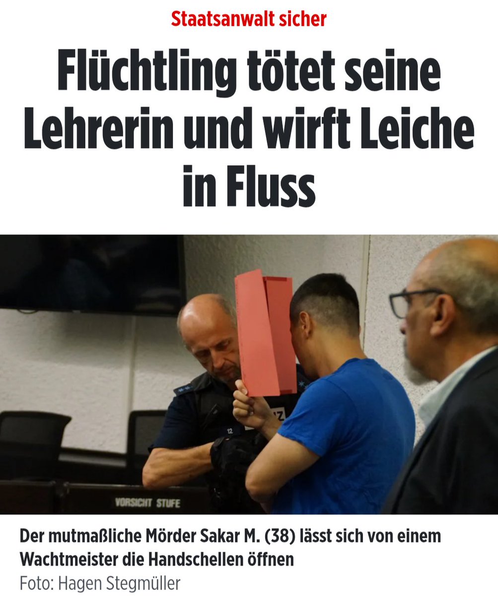 "Die Geschädigte wollte ein selbstbestimmtes Leben führen und den Kontakt zu anderen Männern aufrechterhalten. Aber das duldete der Angeklagte nicht."

Sakar M., 38, Iraner, und Isabelle D., 66, lernen sich im Sprachkurs kennen. Die Lehrerin verliebt sich in den Mann, sie werden