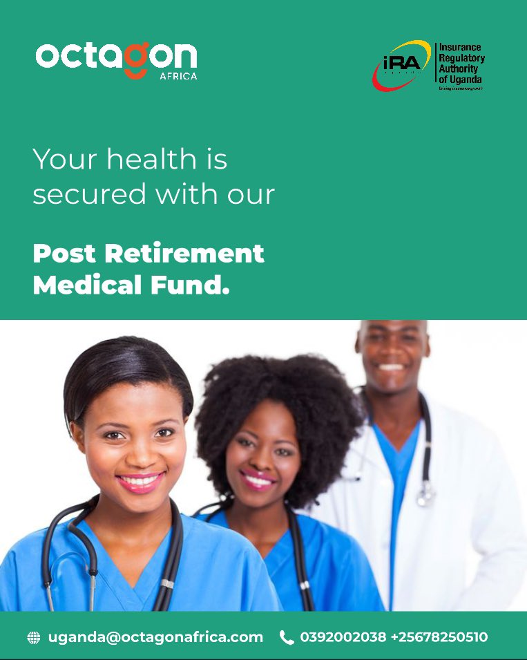 octagon_uganda's tweet image. Secure your health long after you retire. With our Post Retirement Medical Fund cover, you’ll continue to access quality care, even after employment.
Talk to us today forms.office.com/r/km1TvmH57g