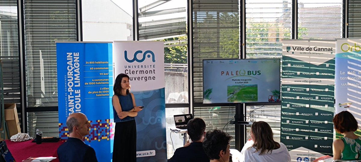 Institut Pascal (@institutpascal) on Twitter photo Lancement du projet #PALEOBUS qui assure le déploiement de véhicules autonomes entre le centre ville de Gannat et <a href="/Paleopolis/">Paléopolis</a>
Partenaires : UCA - Communauté de Communes Sioule Limagne - ISIT CAP 2025 - IP - <a href="/lapscolab/">LAPSCO - Labo. de Psychologie Sociale et Cognitive</a> - <a href="/Labo_CleRMa/">Laboratoire CleRMa</a> - ORBIMob Lancement du projet #PALEOBUS qui assure le déploiement de véhicules autonomes entre le centre ville de Gannat et <a href="/Paleopolis/">Paléopolis</a>
Partenaires : UCA - Communauté de Communes Sioule Limagne - ISIT CAP 2025 - IP - <a href="/lapscolab/">LAPSCO - Labo. de Psychologie Sociale et Cognitive</a> - <a href="/Labo_CleRMa/">Laboratoire CleRMa</a> - ORBIMob