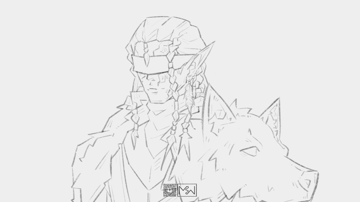 miegowenggg's tweet image. drawing process for a commissioned DnD character
#art #rt #dnd #dungeonsanddragons #commission #commissionopen