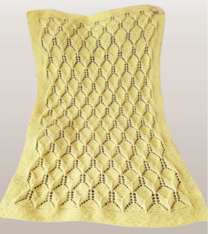 etsy.com/uk/listing/sco…
Hand knitted Lacey baby blanket in Lemon 57cms wide - 97cms long
#MHHSBD  #firsttmaster #CraftBizParty #baby