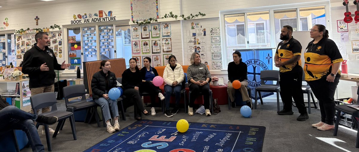 An enriching professional learning opportunity with Cyrill and Bec from Millyaan Aboriginal Services at OLOL today. <a href="/CatholicEdWA/">Catholic Education WA</a>