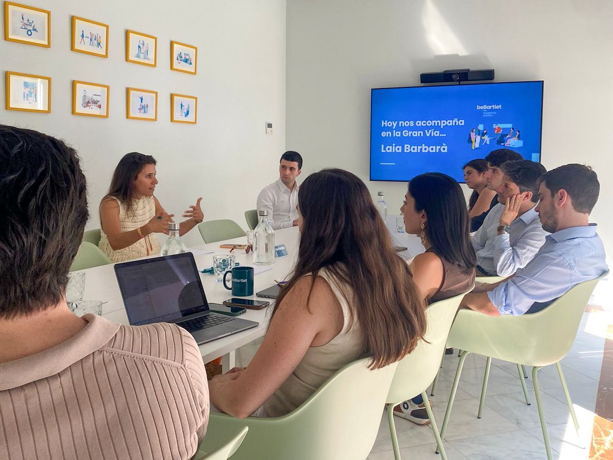 beBartlet (@be_bartlet) on Twitter photo Nos ha visitado <a href="/laiabarbara/">Laia Barbarà</a>, Head of Climate Change del <a href="/wef_es/">Foro Económico Mundial</a>, en la 📍 sede de beBartlet en Madrid.
Y hemos aprovechado para compartir charla con nuestro equipo de Transición ecológica.
Una española de referencia global. 🙌 Nos ha visitado <a href="/laiabarbara/">Laia Barbarà</a>, Head of Climate Change del <a href="/wef_es/">Foro Económico Mundial</a>, en la 📍 sede de beBartlet en Madrid.
Y hemos aprovechado para compartir charla con nuestro equipo de Transición ecológica.
Una española de referencia global. 🙌