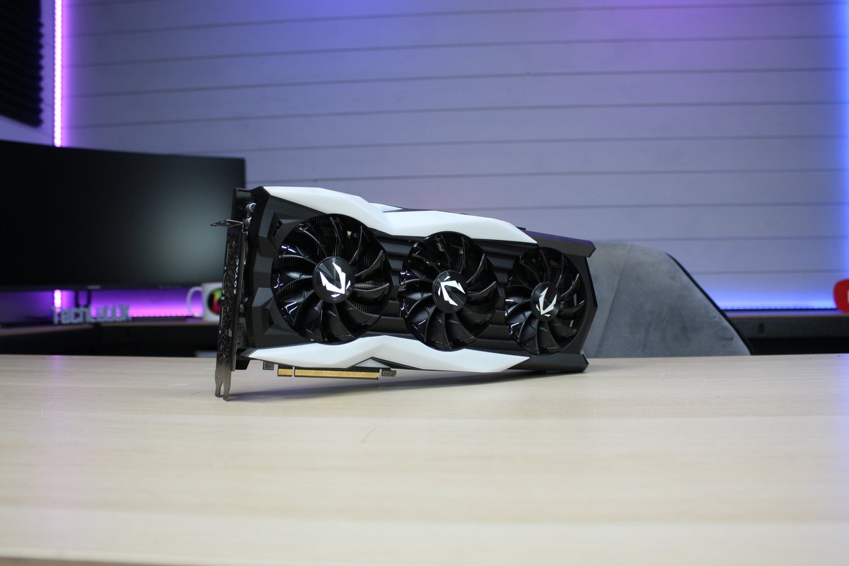 I haven't had that many <a href="/ZOTAC/">ZOTAC</a> graphics cards before but the ones that has come through the studio have always impressed.

They seem to have some of the most unique designs like this Geforce RTX 2080 Amp Extreme which is fully loaded with RGB and super silent.