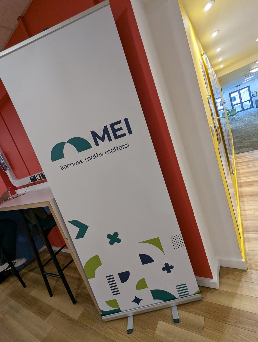 Excited to be a delegate at the #MEIConf25 today 
The older I've got the more nervous I get in situations like this 🤣 presenting in front of people, fine. Networking and small talk, nervous wreck haha <a href="/MEIMaths/">MEI</a>
