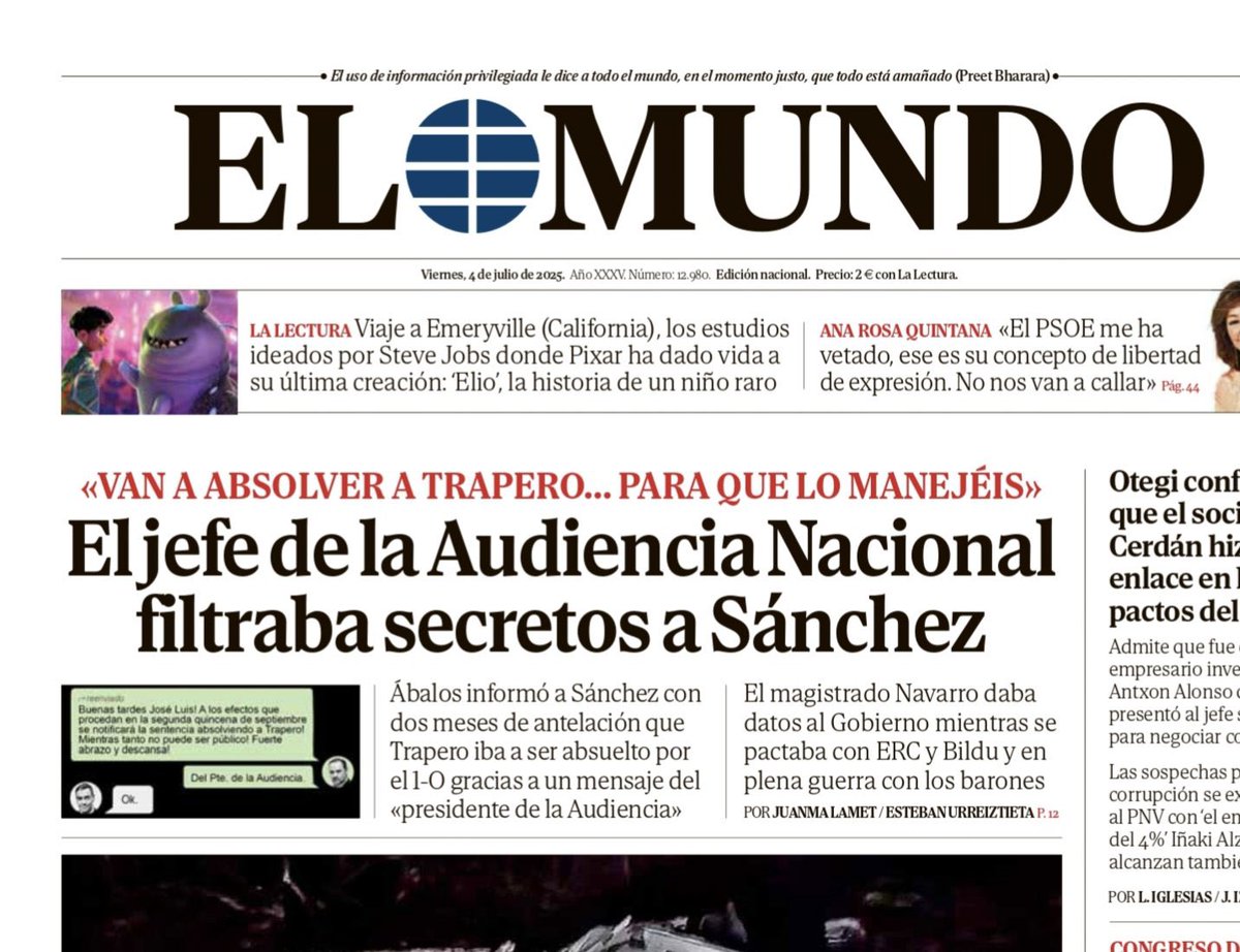 JudgeTheZipper's tweet photo. Por eso exigimos que la política se aleje de la justicia. Porque cuando la política se mete en la elección de los altos cargos judiciales, como ahora, importan más las afinidades que el currículo. Y los mediocres medran. Y a los mediocres les encanta congraciarse con el poder. https://t.co/mrxxdPjK68
