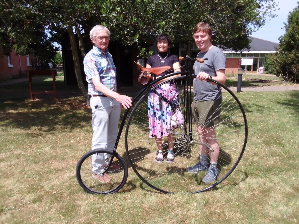 We are very grateful to the family of Roy Pink, who have donated his Penny Farthing to us.
These bicycles were sometimes called Ordinary bikes, but as you can see, there is nothing very ordinary about this!
It will be on display soon.