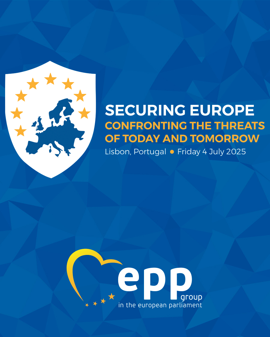 EPPGroup's tweet photo. Today, the @EPPGroup gathers in Lisbon to discuss the EU's security and the rising threats of today and tomorrow.

We are calling for an #EUSecurityPact to protect citizens, integrating security into EU legislation and creating an EU Security Strategy.

📰https://t.co/vt76epAOrj https://t.co/AI6pn8PGlY