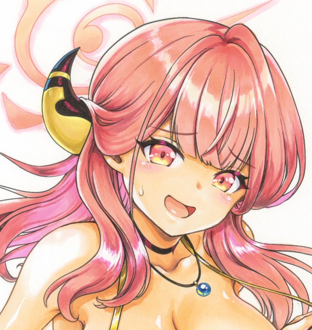 夏コミグッズ用のアルちゃんコピックイラスト 