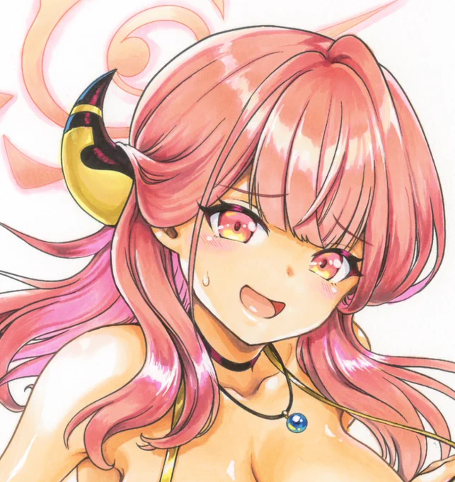 夏コミグッズ用のアルちゃんコピックイラスト