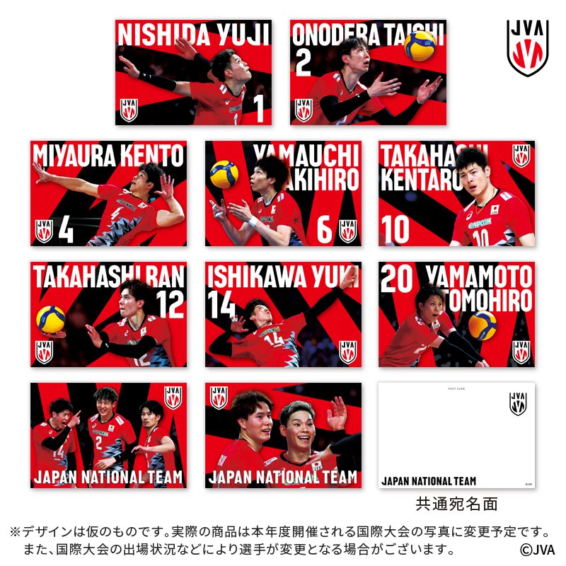 ライセンスグッズ情報】 郵便局のネットショップにて #バレーボール