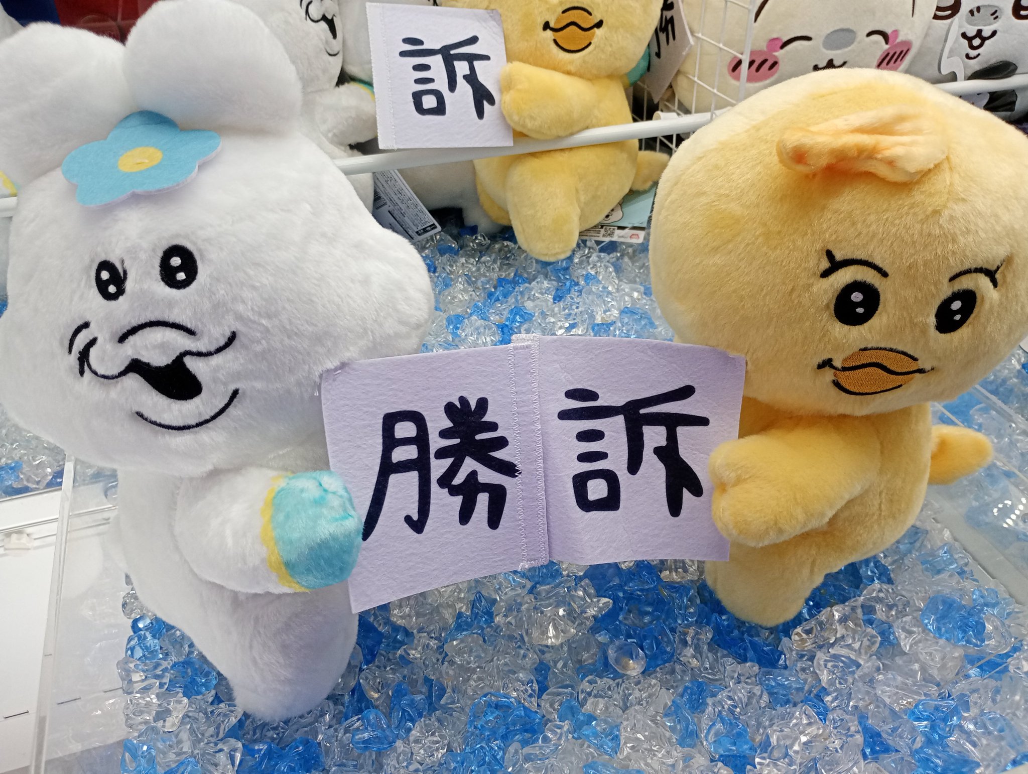 んぽちゃむ マカロン法律事務所BIGぬいぐるみ 全2種セット