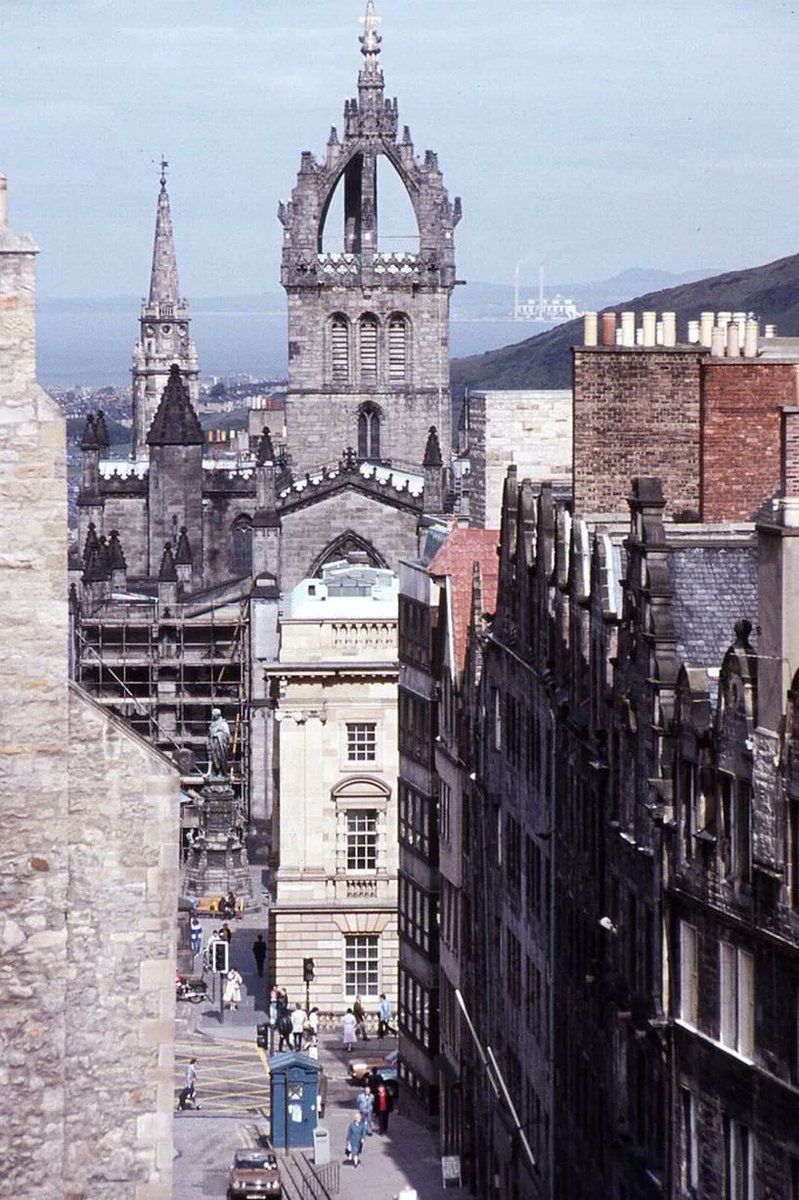 A view from the Camera Obscura tower in Edinburgh, June 1983. Pic: Colin Park.
