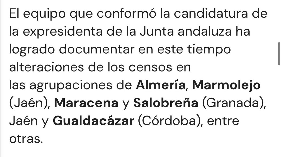 Froilán I de España 🇪🇸 (@froillannister) on Twitter photo Pedro Sánchez quería librarse de Susana Díaz, así que promovió la candidatura de Juan Espadas, el de la mujer experta en worpefe, para que ganara las primarias de Andalucía.
Y mandó a Celis, Ábalos y Cerdán a hacer lo que mejor se les daba: amañar y corromper: ofrecían obras a Pedro Sánchez quería librarse de Susana Díaz, así que promovió la candidatura de Juan Espadas, el de la mujer experta en worpefe, para que ganara las primarias de Andalucía.
Y mandó a Celis, Ábalos y Cerdán a hacer lo que mejor se les daba: amañar y corromper: ofrecían obras a