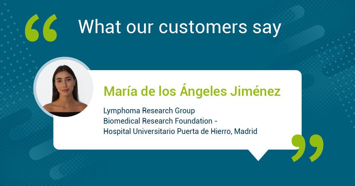 lexogen's tweet image. 🧬 “A key component of our workflow” – María de los Ángeles Jiménez Zamora on using Lexogen’s QuantSeq 3′ mRNA-Seq Kit for FFPE &amp;amp; cell line RNA. Her AETEL talk on DLBCL profiling earned 2nd Prize! 🎉
🔗 tinyurl.com/3rje895f
