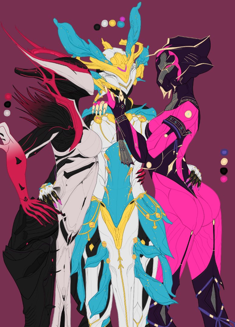 AlexeyShay's tweet image. WIP for soon trio art 👀
#warframefanart #Warframe