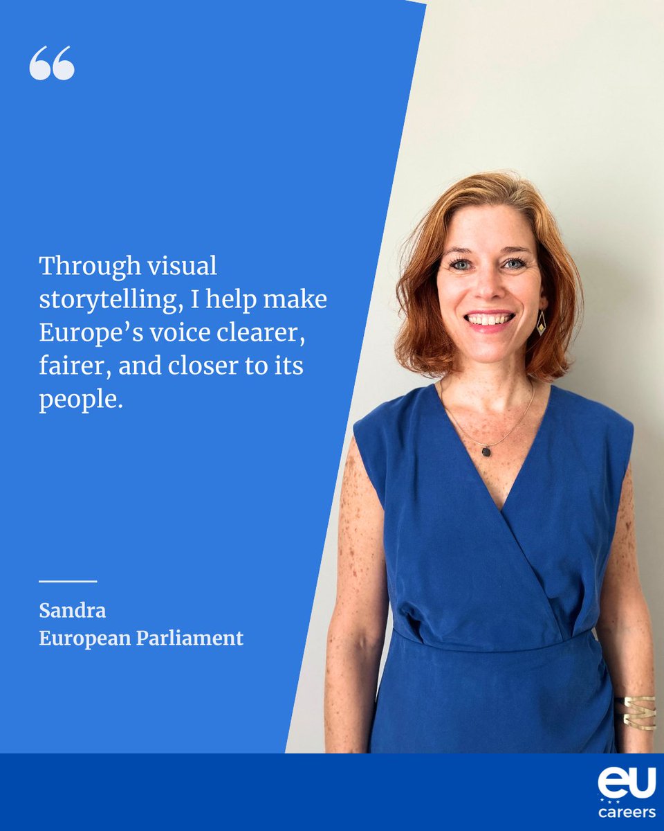 🟦 The EU Institutions are seeking skilled communication professionals!
🚨 Deadline 29 July 2025

📢 Apply to one of the three fields ⤵️
1. Graphic design and visual content production
2. Social media and digital communication 
3. Webmaster

📢 Details > bit.ly/4kW5o4I