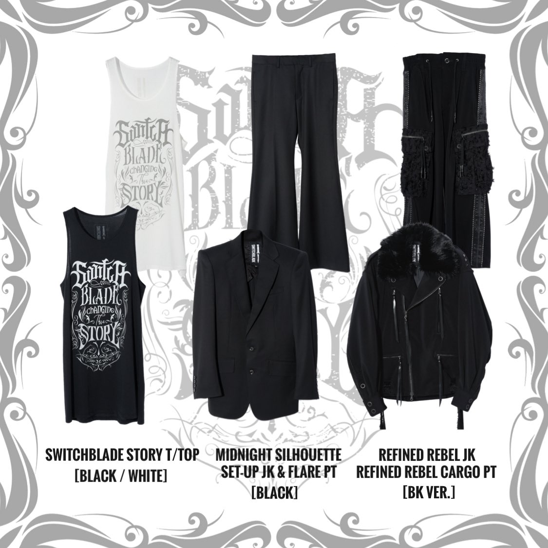 SWITCHBLADE STORY T/TOP［BLACK］ SWITCHBLADE(スイッチ