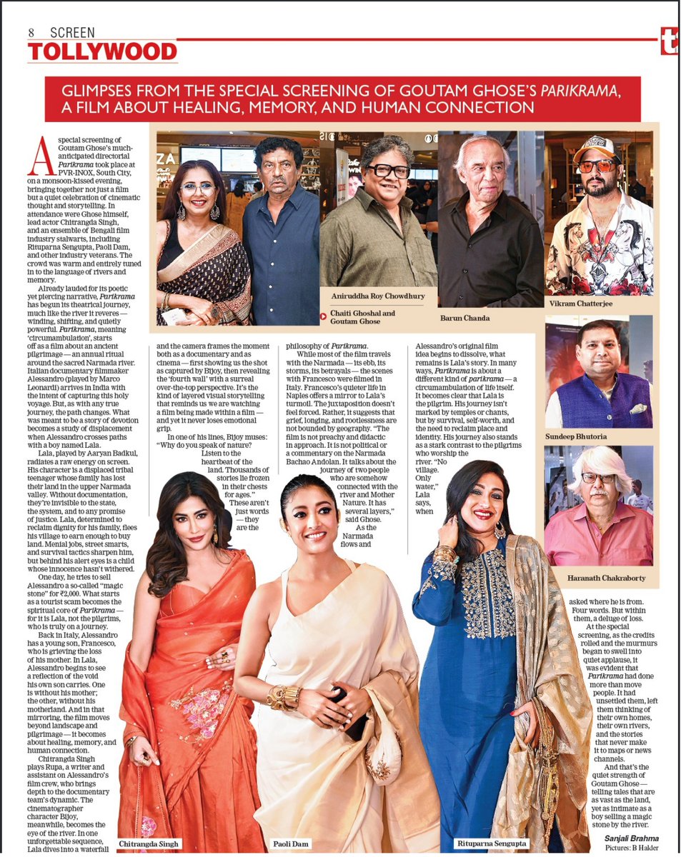 Prabha Khaitan Foundation (@foundationpk) on Twitter photo #ChalchitraRangmanch - Special Screening of Parikrama by Goutam Ghose
#MediaCoverage
<a href="/sundeepbhutoria/">Sundeep Bhutoria</a> <a href="/IChitrangda/">Chitrangda Singh</a> <a href="/aniruddhatony/">Aniruddha Roy Chowdhury</a> <a href="/VikramChatterje/">Vikram Chatterjee</a> <a href="/paoli_d/">Paoli Dam</a> <a href="/EshaDutta14/">Esha Dutta</a> <a href="/RituparnaSpeaks/">Rituparna Sengupta</a>
#GoutamGhose #BarunChanda #ChalchitraRangmanch - Special Screening of Parikrama by Goutam Ghose
#MediaCoverage
<a href="/sundeepbhutoria/">Sundeep Bhutoria</a> <a href="/IChitrangda/">Chitrangda Singh</a> <a href="/aniruddhatony/">Aniruddha Roy Chowdhury</a> <a href="/VikramChatterje/">Vikram Chatterjee</a> <a href="/paoli_d/">Paoli Dam</a> <a href="/EshaDutta14/">Esha Dutta</a> <a href="/RituparnaSpeaks/">Rituparna Sengupta</a>
#GoutamGhose #BarunChanda