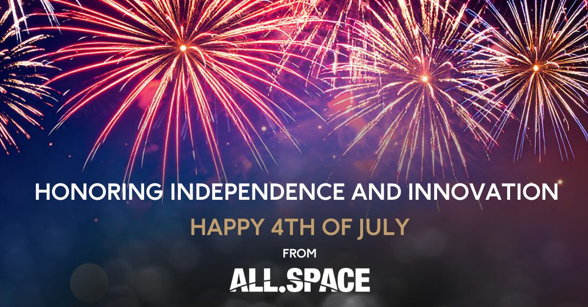 allspaceltd's tweet image. This Independence Day, ALL.SPACE proudly joins our U.S. partners and customers in celebrating the enduring values of freedom, resilience, and innovation.
Wishing you a safe and meaningful 4th of July.
#IndependenceDay #ALLSPACE #HydraTerminal #USA