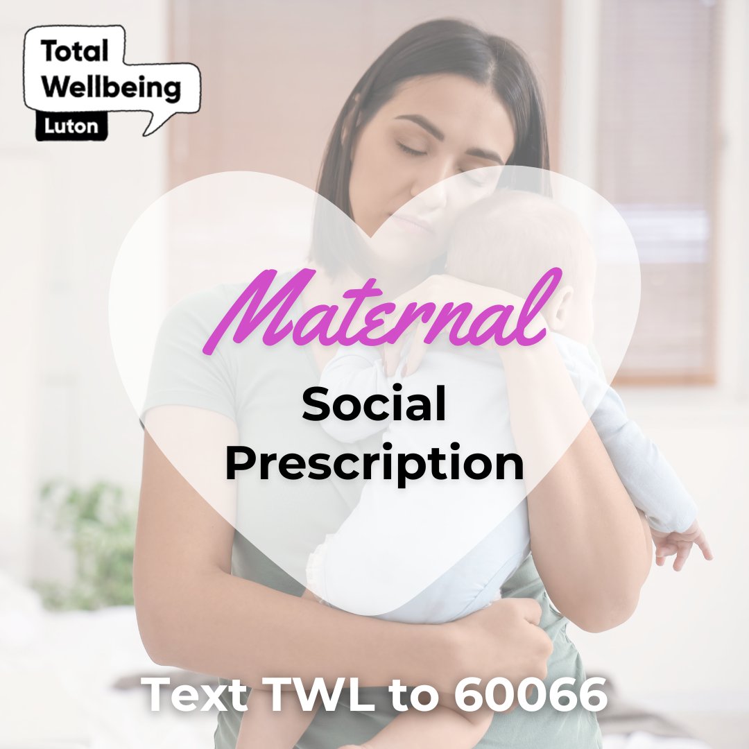 LutonTotal's tweet image. Struggling with low mood or anxiety during pregnancy or parenthood? Our #MaternalSocialPrescription service is here for you! 🤰👶 Self-refer directly—no GP needed. 

Text TWL to 60066 (*standard network rates may apply)

#PregnancySupport #PostnatalSupport #MaternalHealth