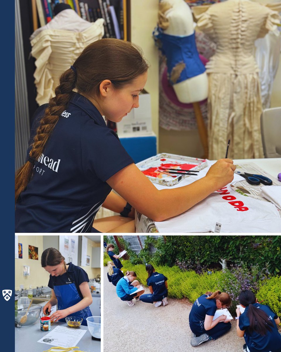 TormeadSchool's tweet photo. Our Cookery, Art and Design camp was very popular. The Y7s focused on botanicals, starting the week with a visit to @RHSWisley, while our Year 8s looked at upcycling. Our Year 9s and 10s collaborated to look at food branding, before creating their own bespoke dishes. https://t.co/oNyxbCfZ4D