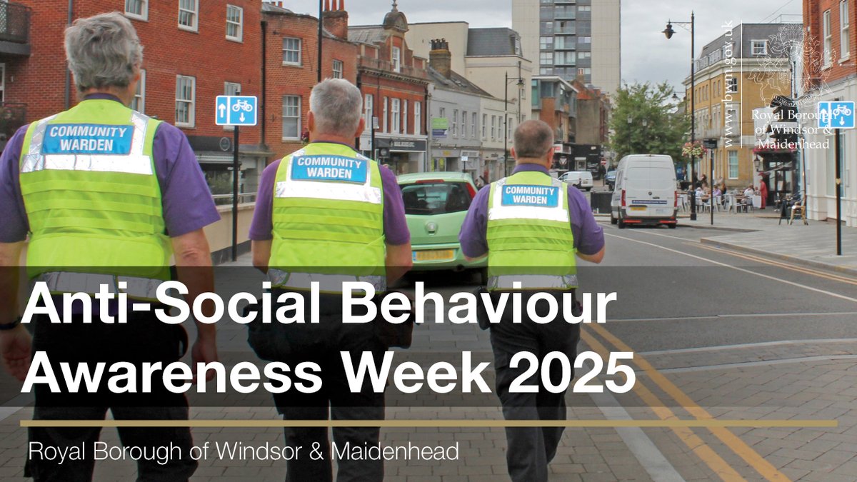 To mark ASB Awareness Week, Community Wardens will be at Ascot Library from 11am-1pm TODAY to speak to residents about how we’re keeping the borough safe - including the Safety Survey. 🦺

To respond to the survey, visit this page 👉 orlo.uk/fWgE7