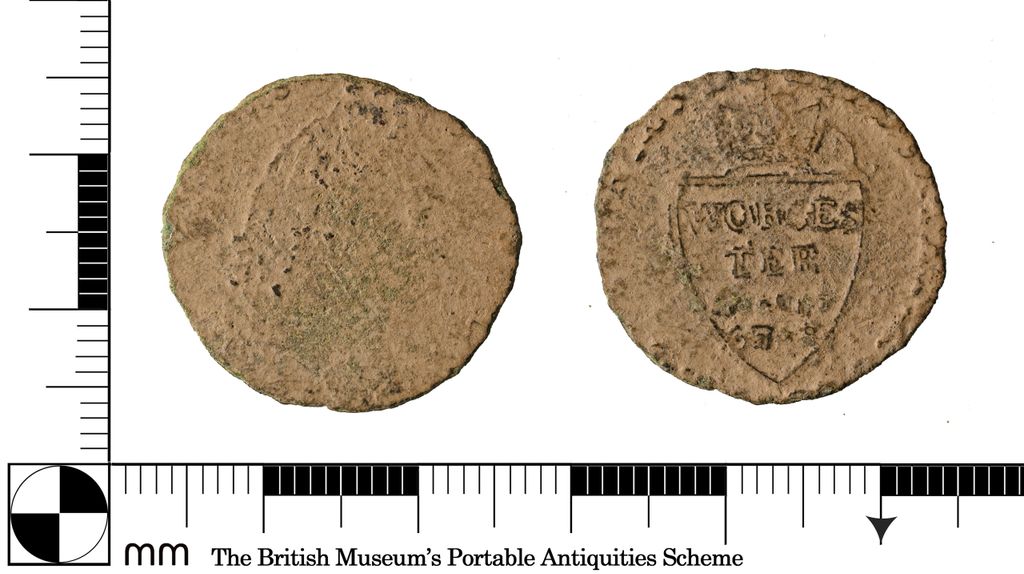 YORYM_FLA's tweet image. This token was produced to commemorate King George III's visit to Worcester in August 1788. It was made by Wilmore, Alston and Co; who produced buttons, toys and novelty tokens and medals. Between 1779-1790, they operated in Birmingham. #FindsFriday buff.ly/GkQ2B8Q