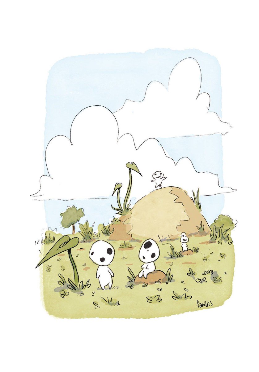 thefaune1's tweet image. Kodamas
