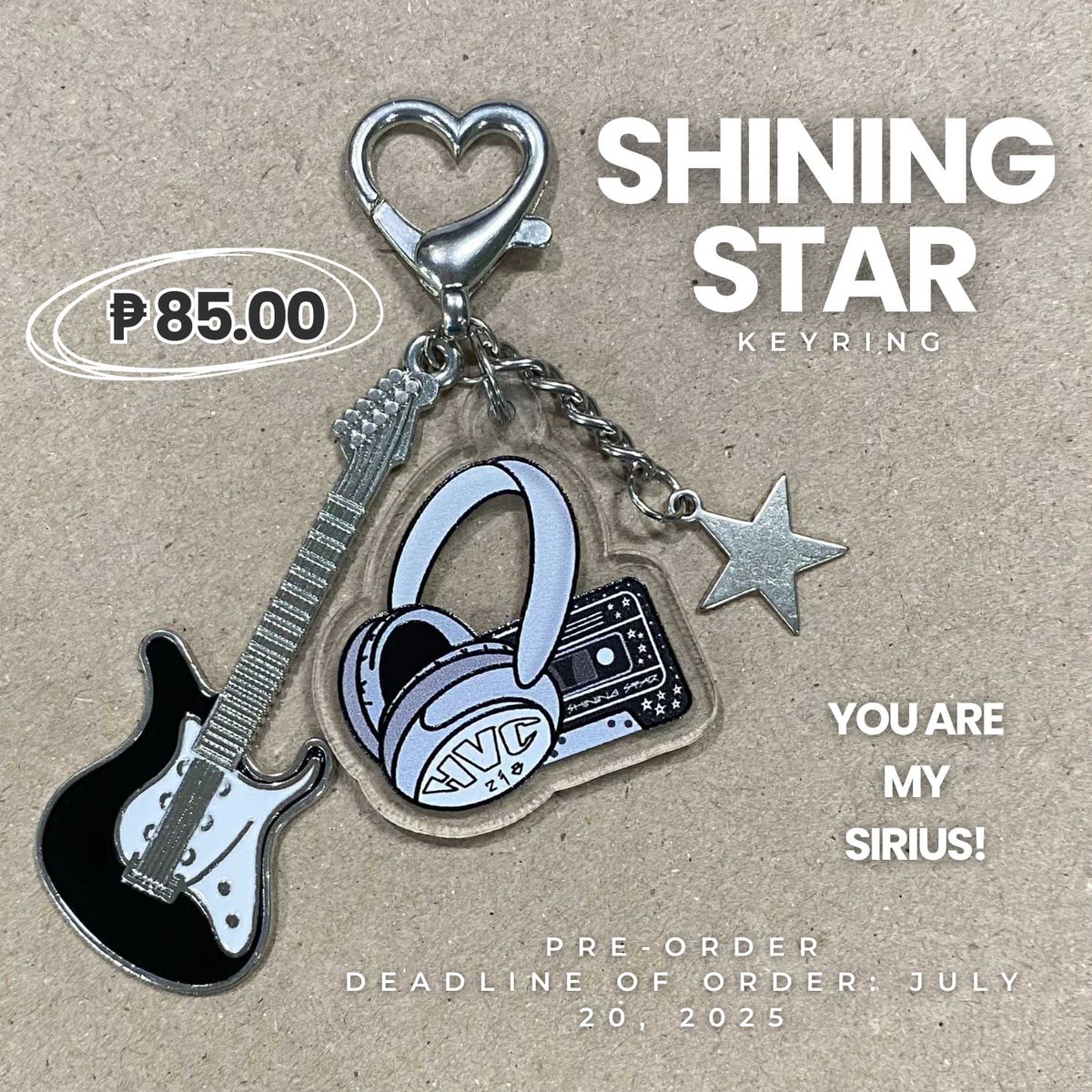 vernonlins's tweet image. wts lfb vernon seventeen ph
ᯓ★ shining star keyring ⭑.ᐟ⭐
🛒 order here: bit.ly/44AxYBv
📅 pre-order deadline: july 20, 2025
