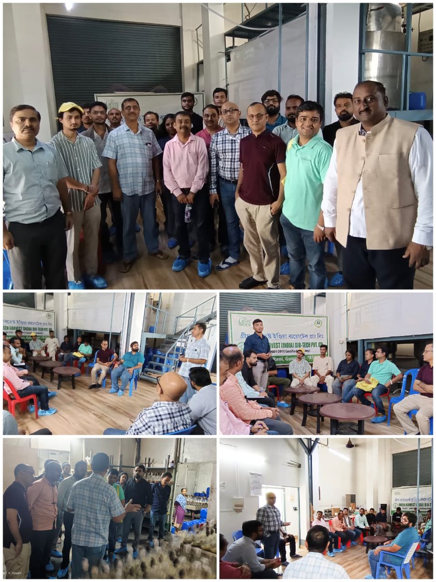 STPI GUWAHATI (@stpiguwahati) on Twitter photo As a part of local industry connect initiative of #STPIINDIA Guwahati OctaNE CoE, 18 #Startup Entrepreneurs visited Green Harvest (India) Bio-Tech Pvt Ltd at Rani, Guwahati during the Bootcamp on 04.07.25.
<a href="/GoI_MeitY/">Ministry of Electronics & IT</a> <a href="/arvindtw/">Arvind Kumar</a> <a href="/agri_assam/">Department of Agriculture, Government of Assam</a> As a part of local industry connect initiative of #STPIINDIA Guwahati OctaNE CoE, 18 #Startup Entrepreneurs visited Green Harvest (India) Bio-Tech Pvt Ltd at Rani, Guwahati during the Bootcamp on 04.07.25.
<a href="/GoI_MeitY/">Ministry of Electronics & IT</a> <a href="/arvindtw/">Arvind Kumar</a> <a href="/agri_assam/">Department of Agriculture, Government of Assam</a>