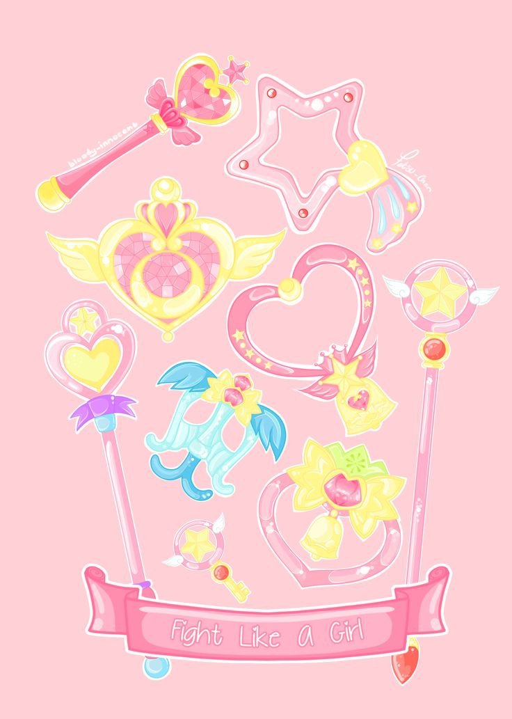MiaBlaisCote's tweet photo. I found it on #pinterest so IDK who the artist is but the image had a signature.  #phonewallpaper #kawaii #magicalgirls #sailormoon #creamymami #cardcaptorsakura #tokyomewmew https://t.co/MgAQaS8vLt
