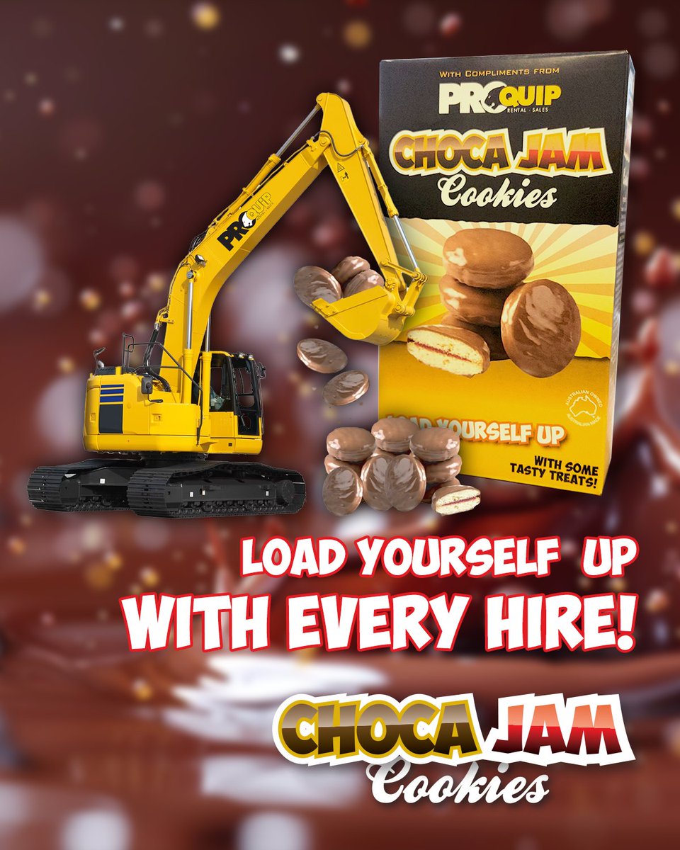 proquipsales's tweet photo. Tough Gear. Sweet Tradition. One Tasty Treat with Every Hire.

#ProquipRental #ChocaJamCookies #FreeWithHire #CompanyCulture #ToughGearSweetTradition #OnSiteSnacks #ConstructionFuel #WinterWarmers #CoffeeAndCookies #LoadYourselfUp #Cookies #Winter #WinterTreat https://t.co/H8suFA4nUl