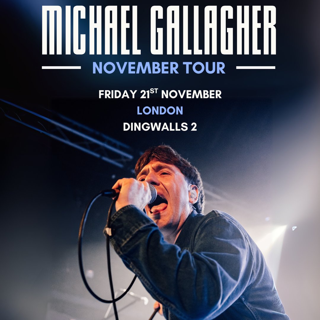 🎸 Rising indie rocker <a href="/MickyyGall/">Michael Gallagher</a> brings his anthemic sound and heartfelt storytelling to <a href="/dingwallslondon/">Dingwalls</a> on 21 November. Expect sharp lyrics, soaring melodies, and a night of music rooted in love, loss, and Northern soul.

⏰ Tickets on sale now
🎟️ w.axs.com/RoYF50WkS36