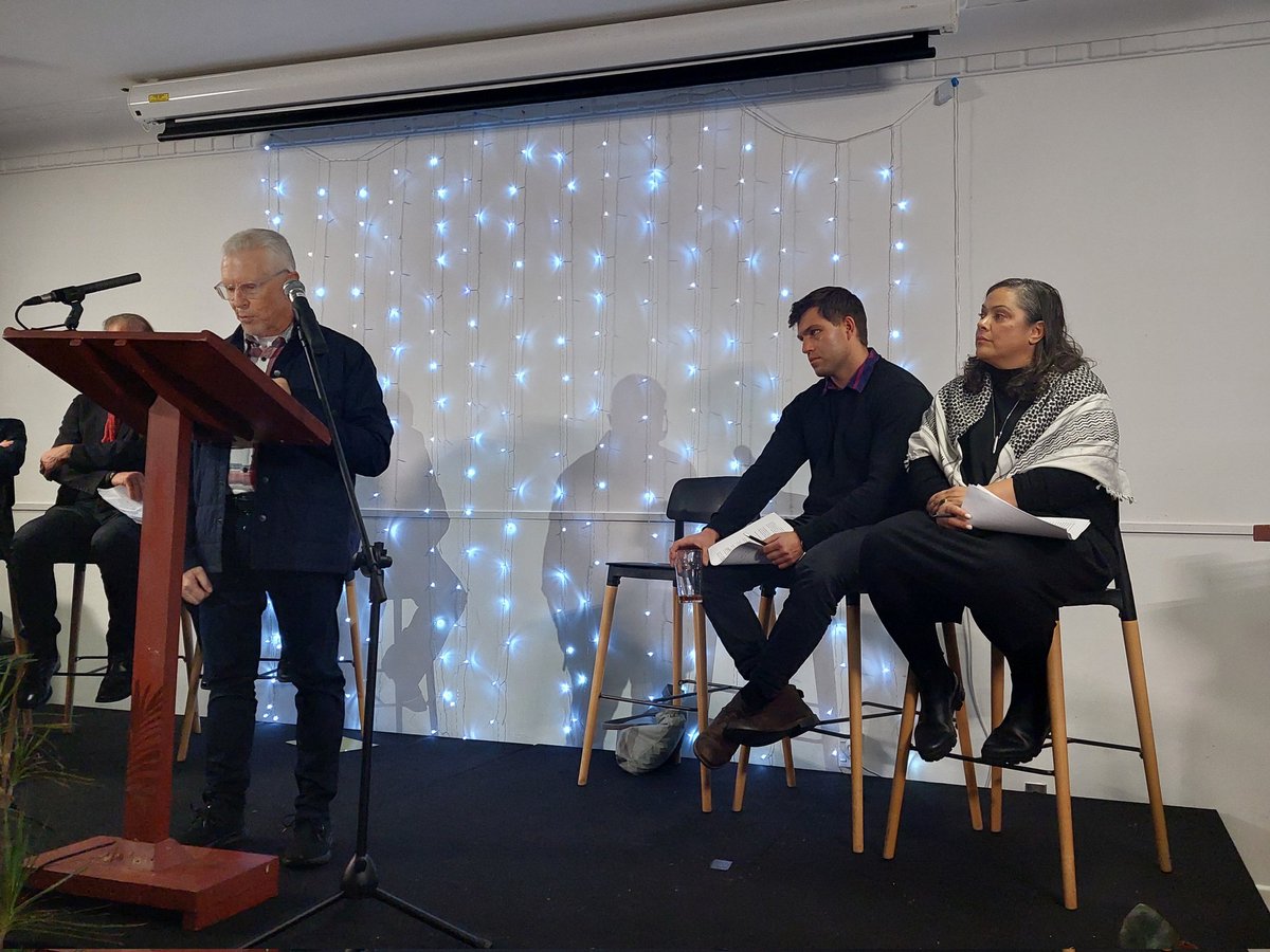 A great Keith Locke Memorial Debate last night in Auckland. The moot was "That China is a threat to regional peace." The negative team led by  <a href="/TrevorJ24567534/">Trevor Johnston 🌏☮️</a> won the debate arguing that it's the US manufactured threat of China, not China, that is the threat to regional peace.